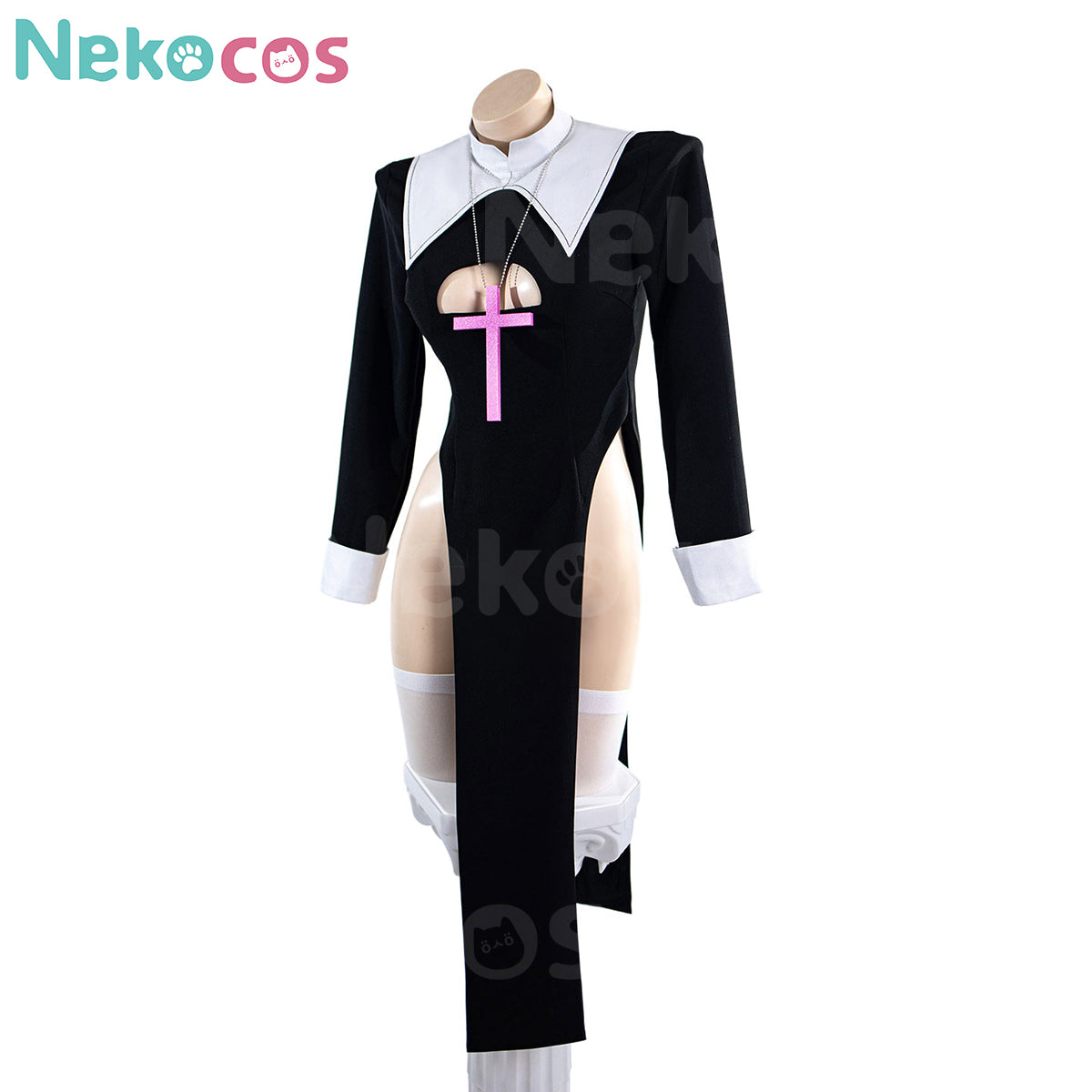 Miku Rabbit Hole Nun Cosplay Costume
