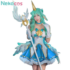 Soraka Cosplay Costume Custom-Tailored - Unleash Your Inner StarchildCostume,Game,League of Legends