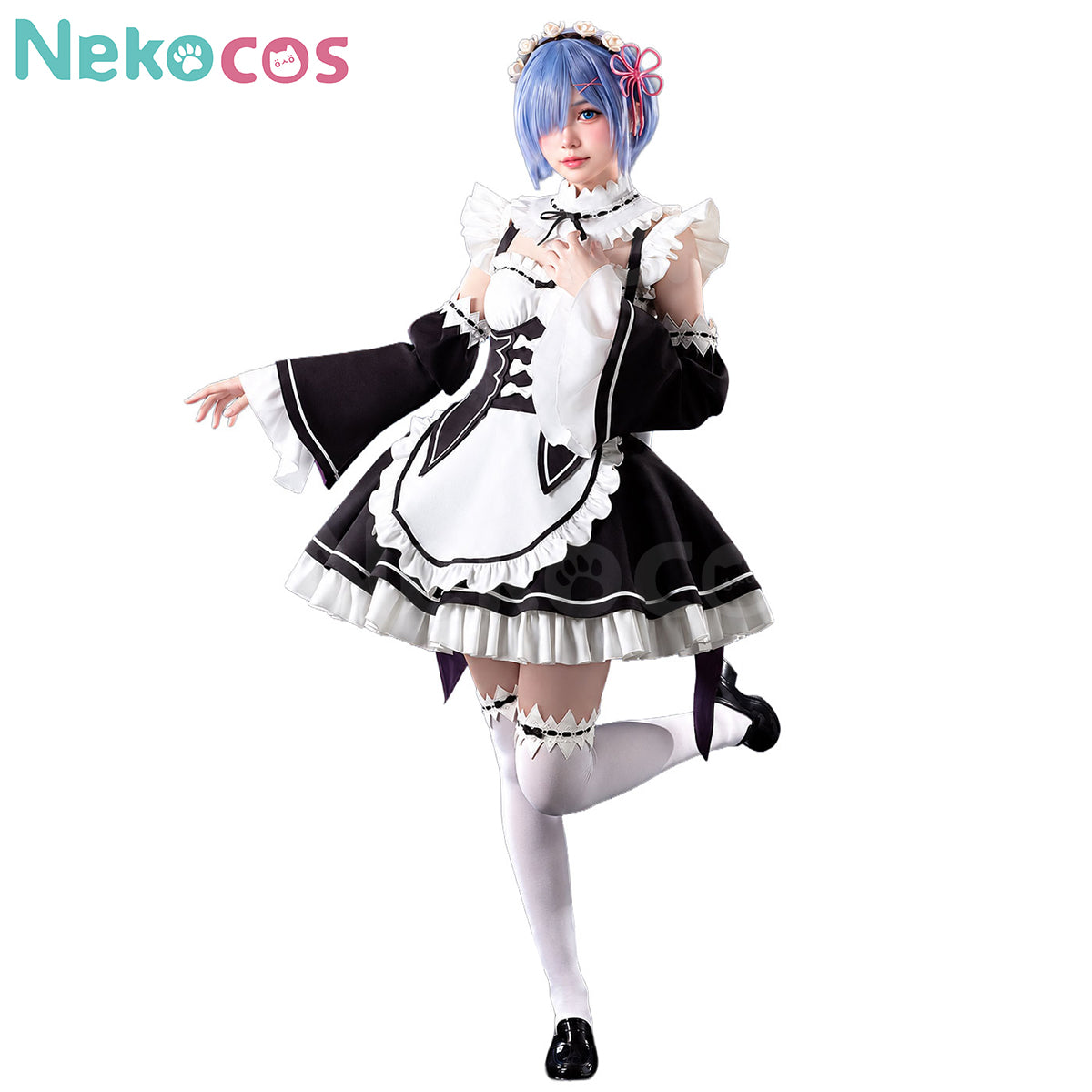 Rem Ram Anime Maid Cosplay Costume