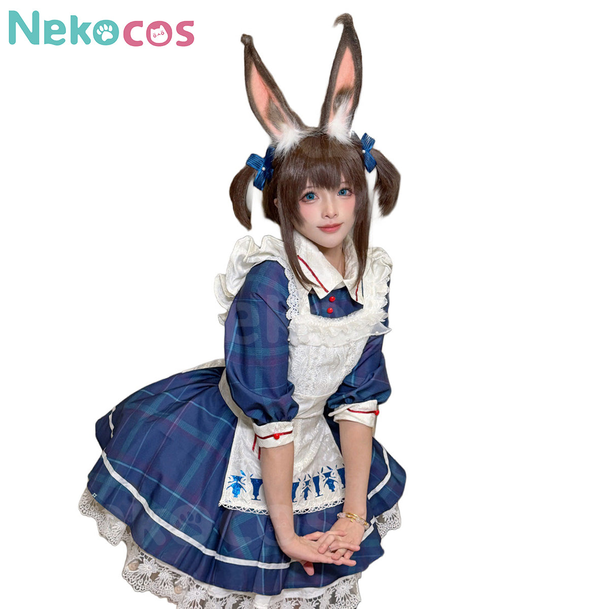 Arknights Amiya Cosplay Costume - White Rabbit Style In StockArknights,Costume,Game