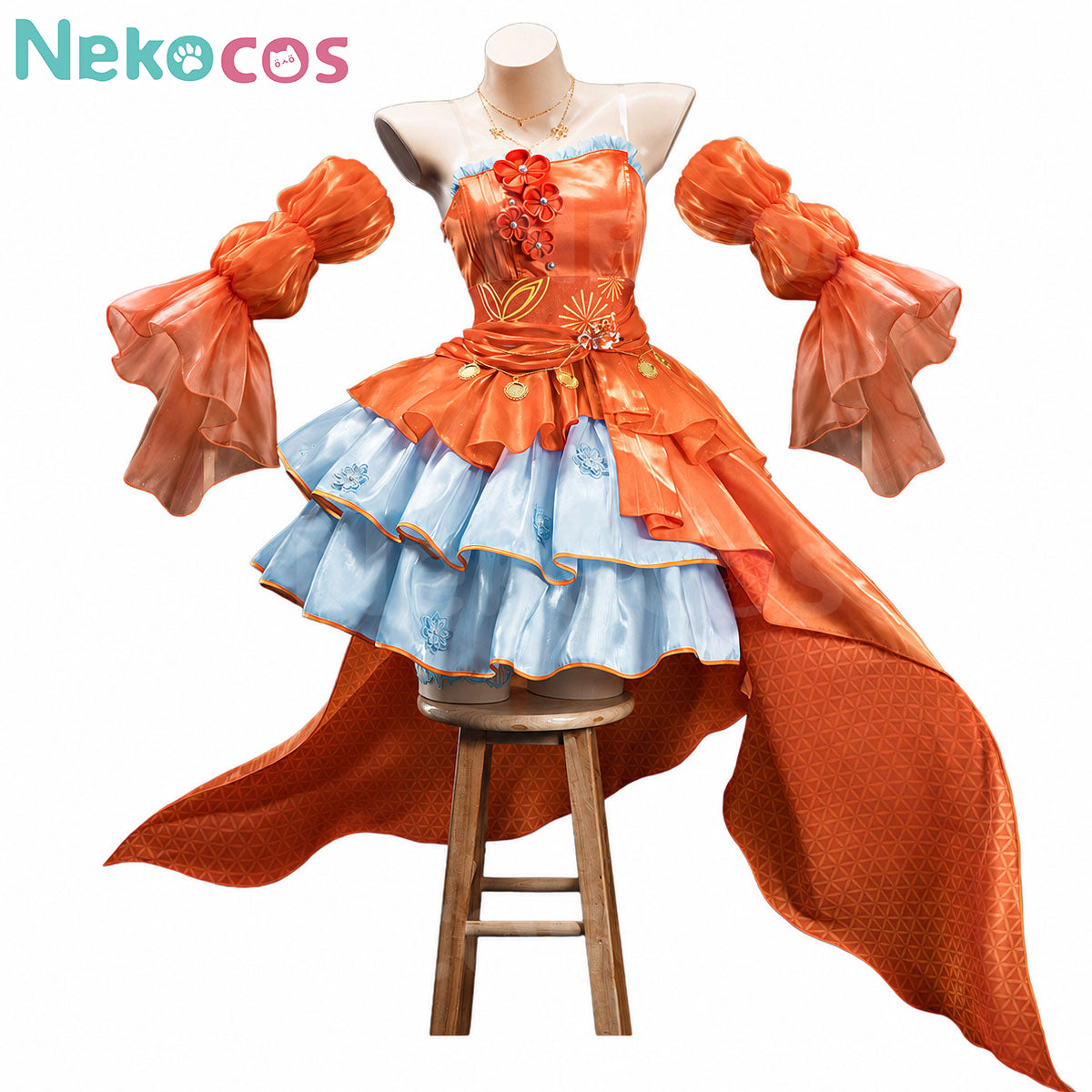 Genshin Impact Yoimiya Cosplay Gown - Premium EditionCostume,Game,Genshin Impact