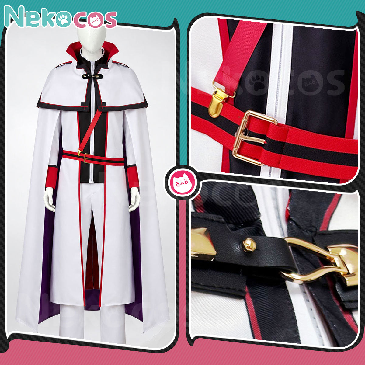 【Nekocos】Anime Cosplay Julius Juukulius Cosplay Costume