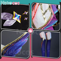 Star Guardian Akali Cosplay Costume - Premium Custom EditionCostume,Game,League of Legends