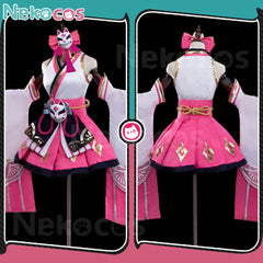 Chibi Ahri Cosplay Costume – Premium Custom-Tailored EditionCostume,Game,League of Legends