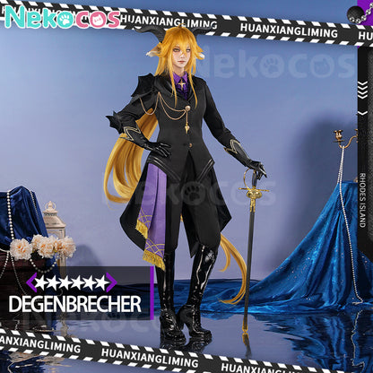 【Nekocos】Game Arknights Cosplay Degenbrecher Cosplay Costume Premium Edition | In Stock
