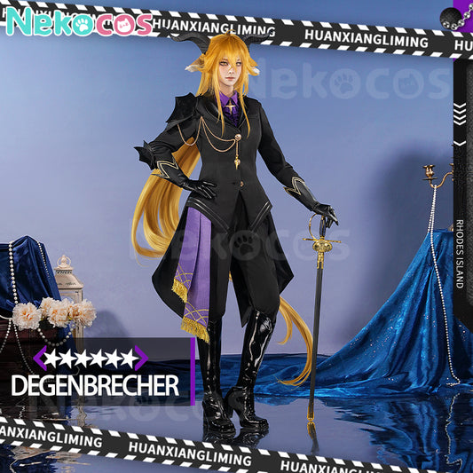 【Nekocos】Game Arknights Cosplay Degenbrecher Cosplay Costume Premium Edition | In Stock