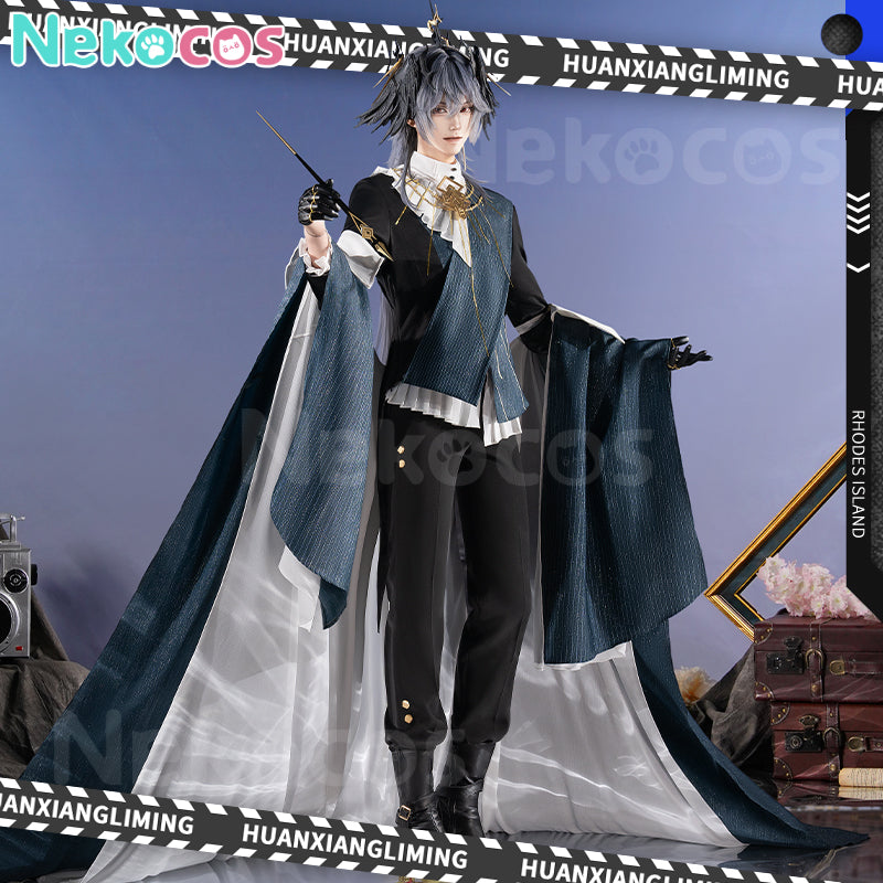 【Nekocos】Game Arknights Cosplay Logos Glorious Silence Cosplay Costume Premium Edition