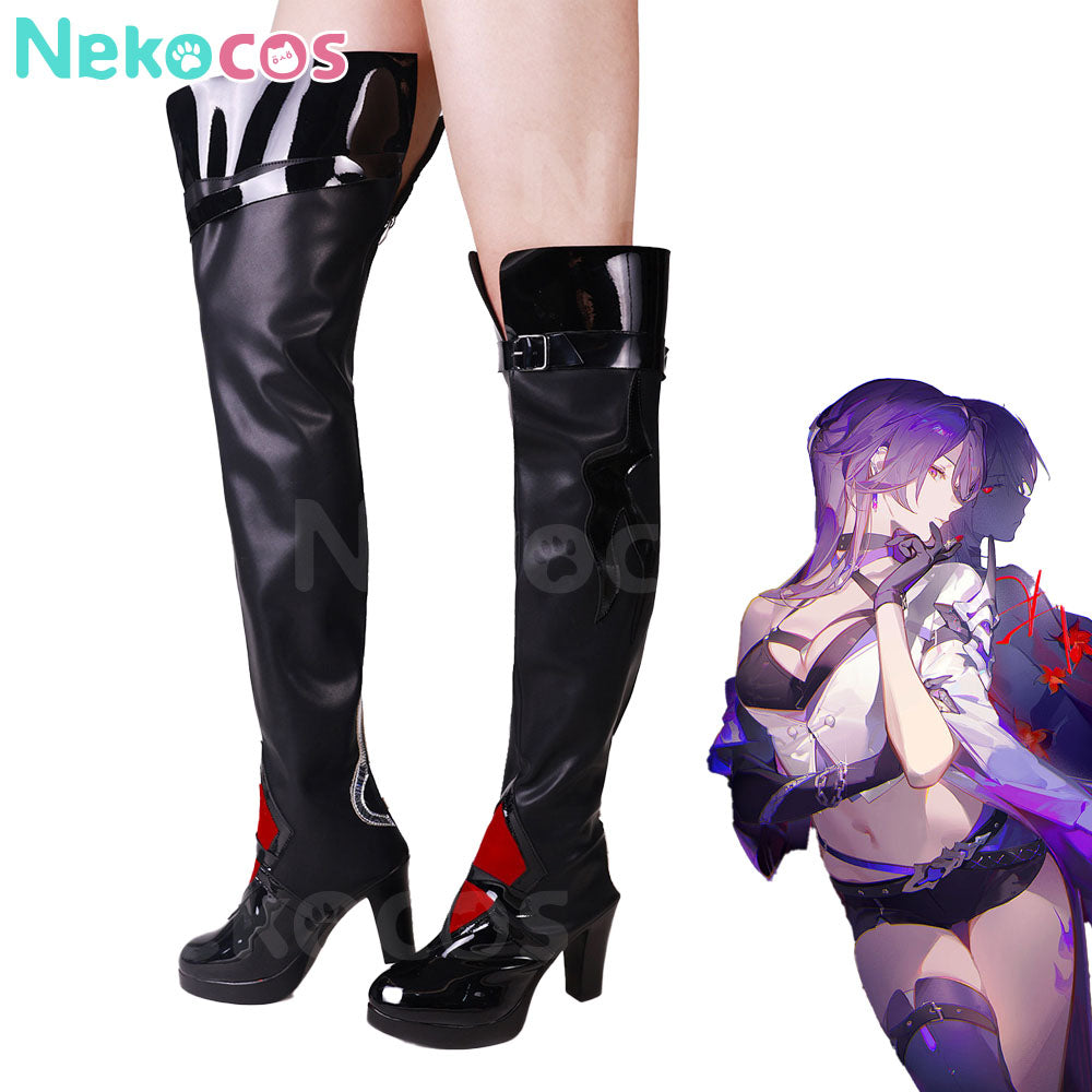 Spiel Honkai: Star Rail Cosplay Acheron Rote Cosplay Schuhe