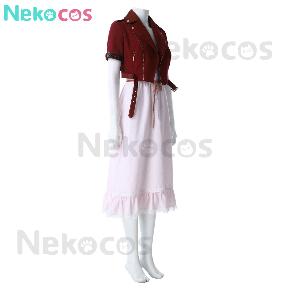 【Nekocos】Game Final Fantasy VII Cosplay Remake Aerith Cosplay Costume | In Stock
