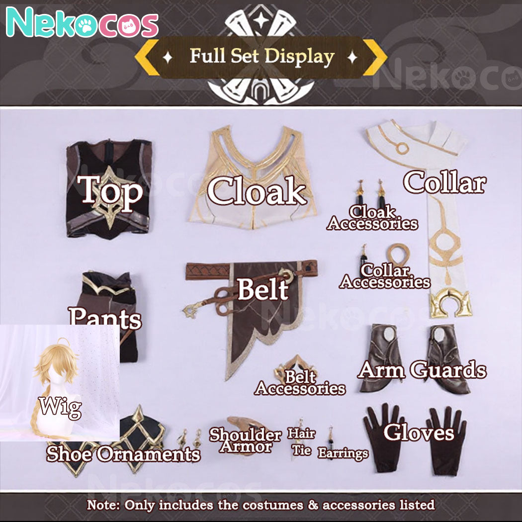 【Nekocos】Game Genshin Impact Aether Cosplay Costume Premium Edition | Custom-Tailor