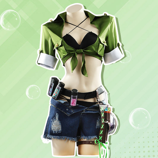 【Nekocos】Game Uma Musume Pretty Derby Cosplay Swimsuit Agnes Tachyon Cosplay Costume | Pre-Sale