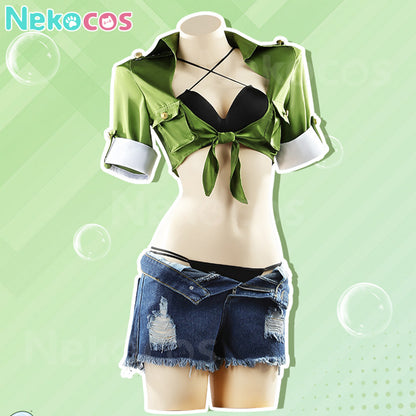 【Nekocos】Game Uma Musume Pretty Derby Cosplay Swimsuit Agnes Tachyon Cosplay Costume | Pre-Sale