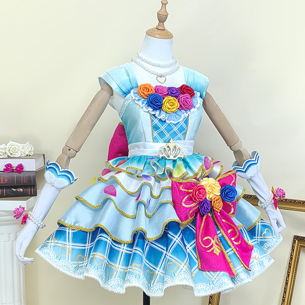 【Nekocos】Anime Aikatsu! Cosplay Akari Ozora Cosplay Costume | In Stock