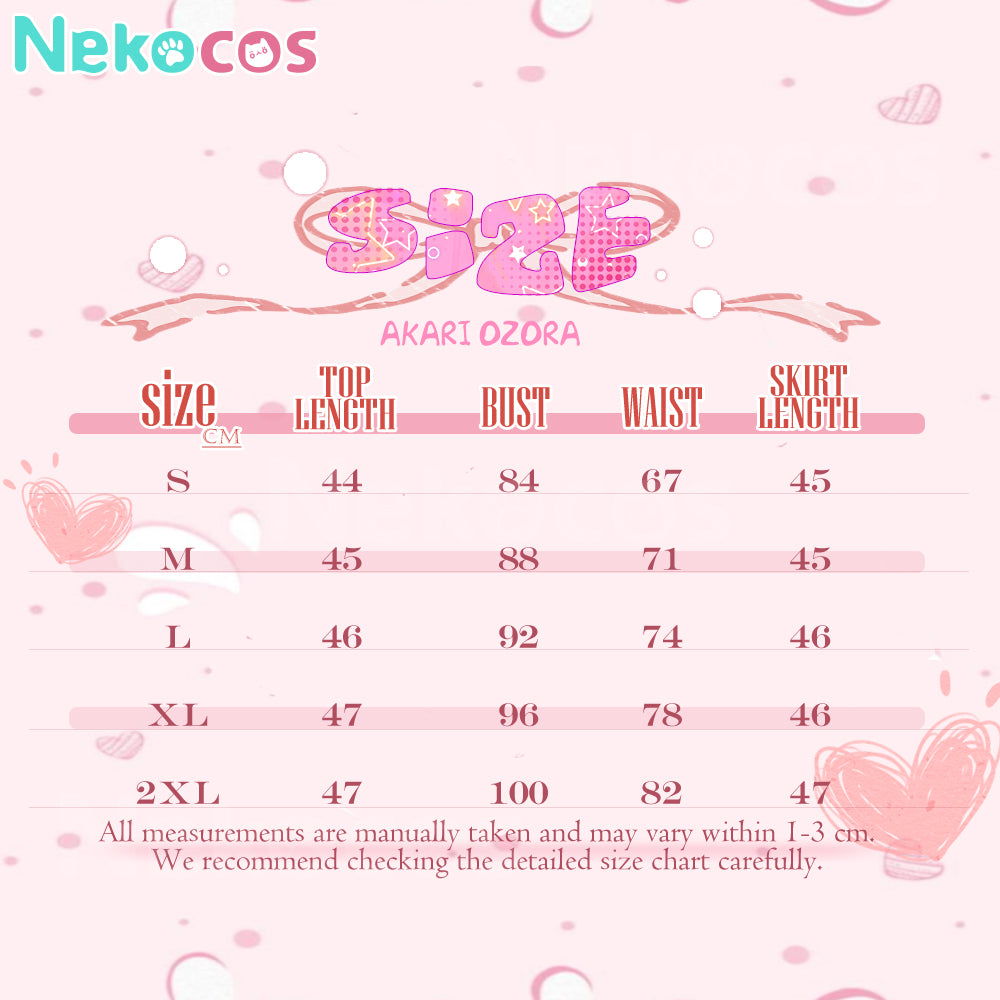 【Nekocos】Anime Aikatsu! Cosplay Akari Ozora Cosplay Costume | In Stock