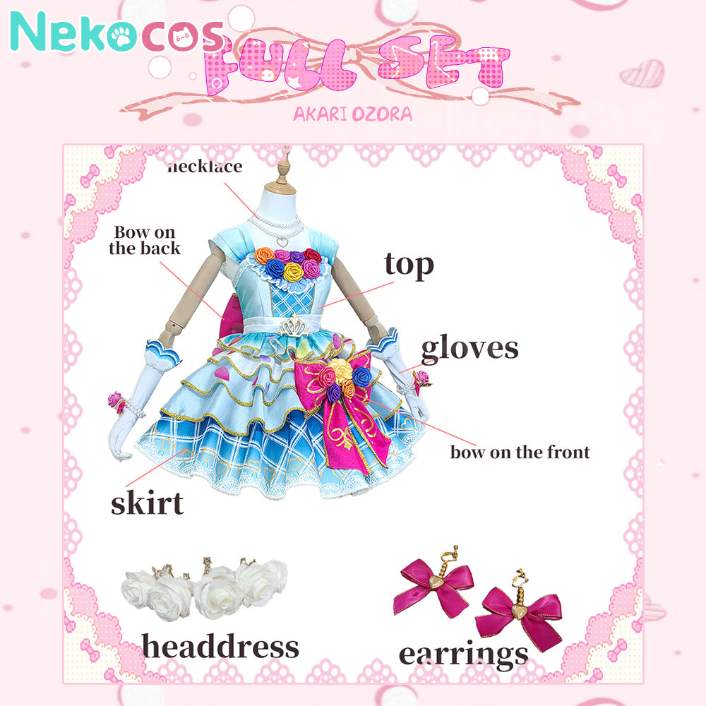 【Nekocos】Anime Aikatsu! Cosplay Akari Ozora Cosplay Costume | In Stock