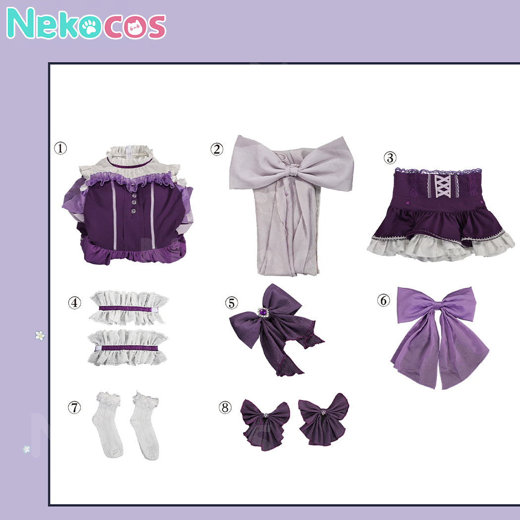 【Nekocos】Anime Puella Magi Madoka Magica Cosplay Akemi Homura Cosplay Costume | In Stock