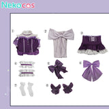 【Nekocos】Anime Puella Magi Madoka Magica Cosplay Akemi Homura Cosplay Costume | In Stock