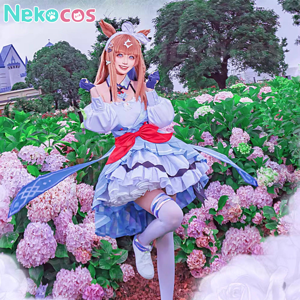 【Nekocos】Game Uma Musume Pretty Derby Cosplay Almond Eye Cosplay Costume | In Stock