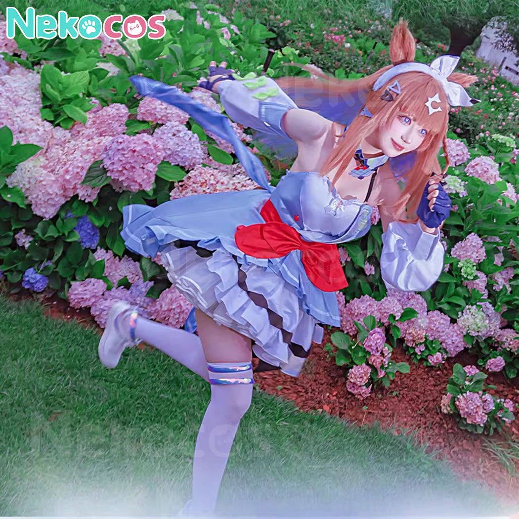 【Nekocos】Game Uma Musume Pretty Derby Cosplay Almond Eye Cosplay Costume | In Stock