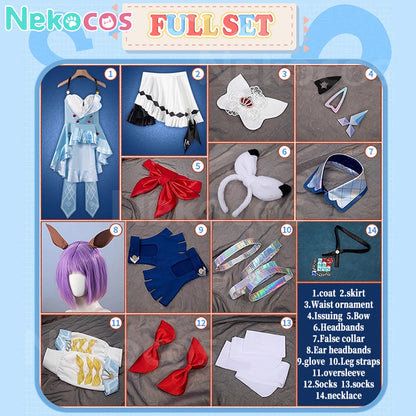 【Nekocos】Game Uma Musume Pretty Derby Cosplay Almond Eye Cosplay Costume | Pre-Sale