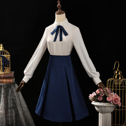 【Nekocos】Game Fate/stay night Cosplay Altria Pendragon Saber Cosplay Costume | In Stock