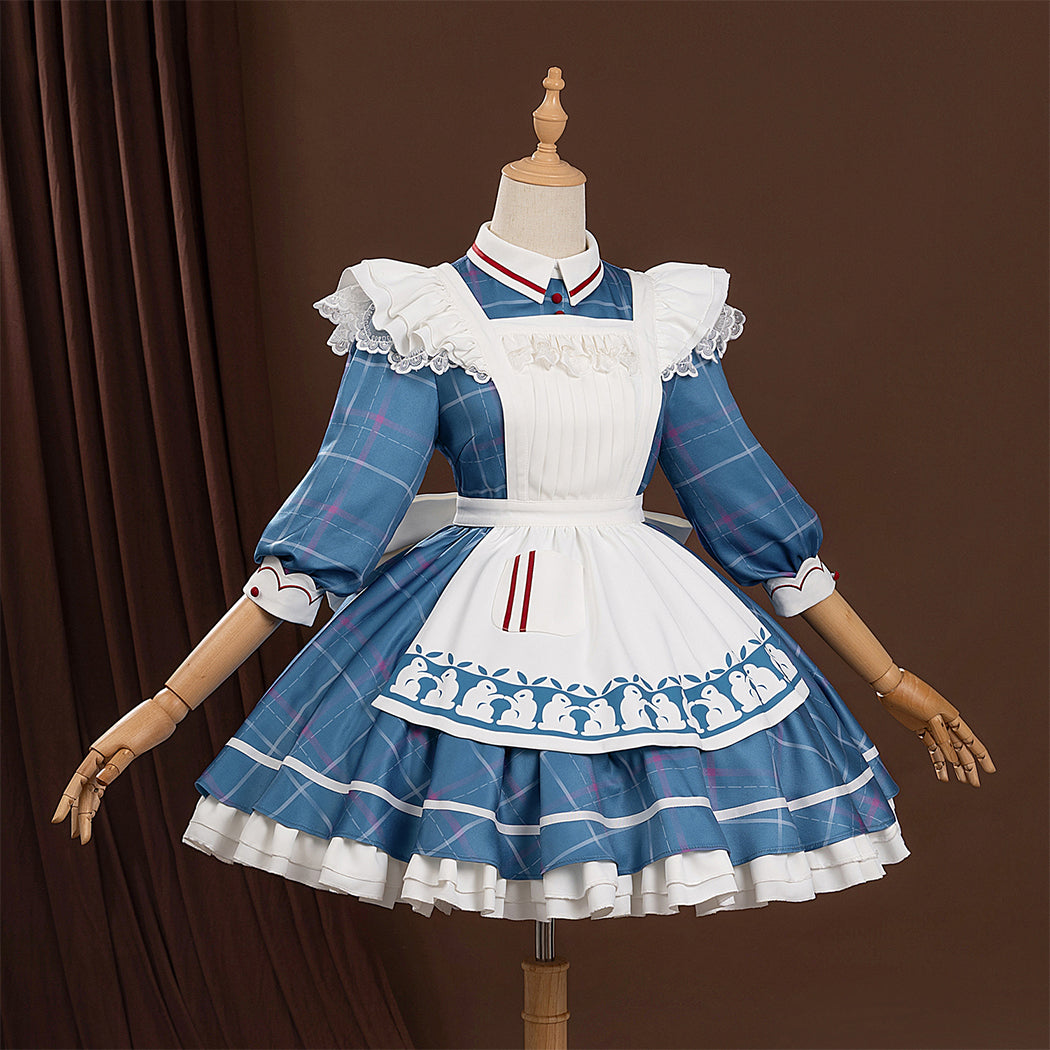 【Nekocos】Game Arknights Cosplay Amiya White Rabbit Cosplay Costume | Custom-Tailor