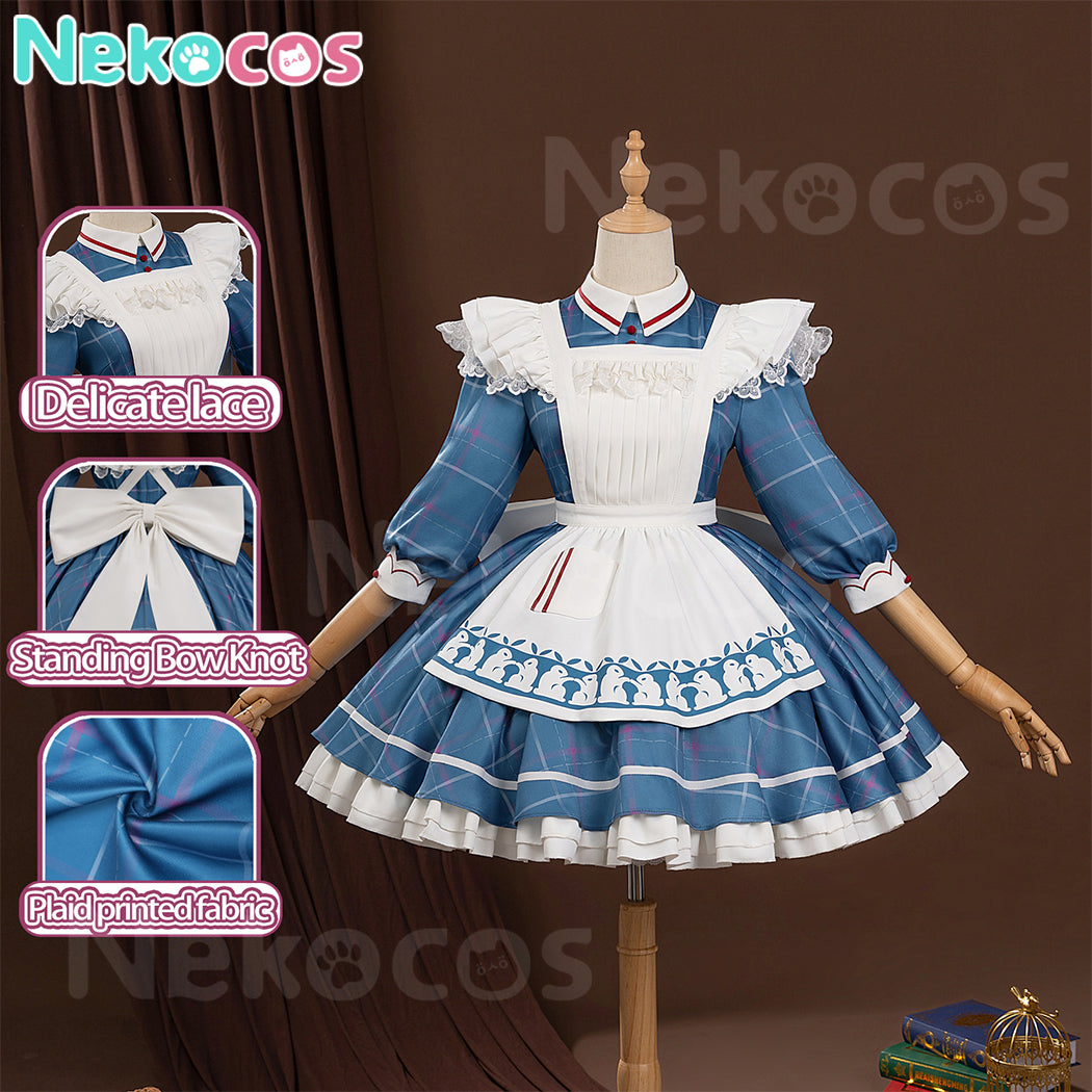 【Nekocos】Game Arknights Cosplay Amiya White Rabbit Cosplay Costume | Custom-Tailor