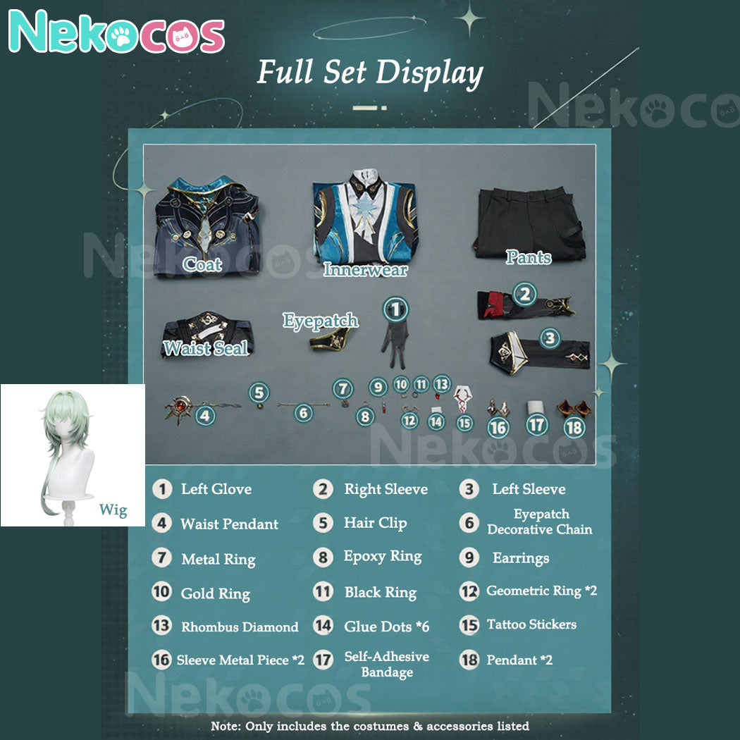 【Nekocos】Game Cosplay Honkai:Star Rail Cosplay Anaxa Cosplay costume | In Stock