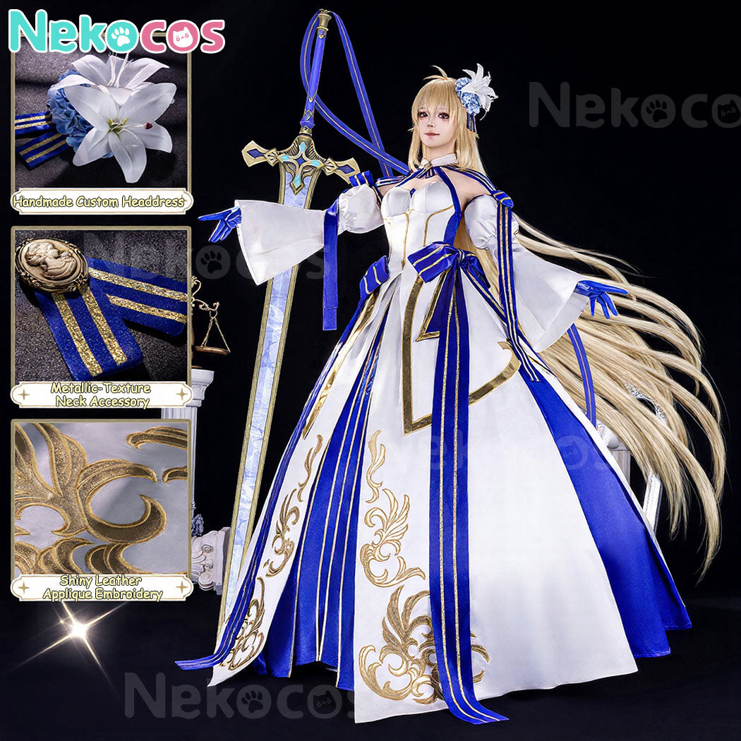 【Nekocos】Game Fate Grand Order Cosplay Arcueid Brunestud Cosplay Costume Premium Edition | In Stock