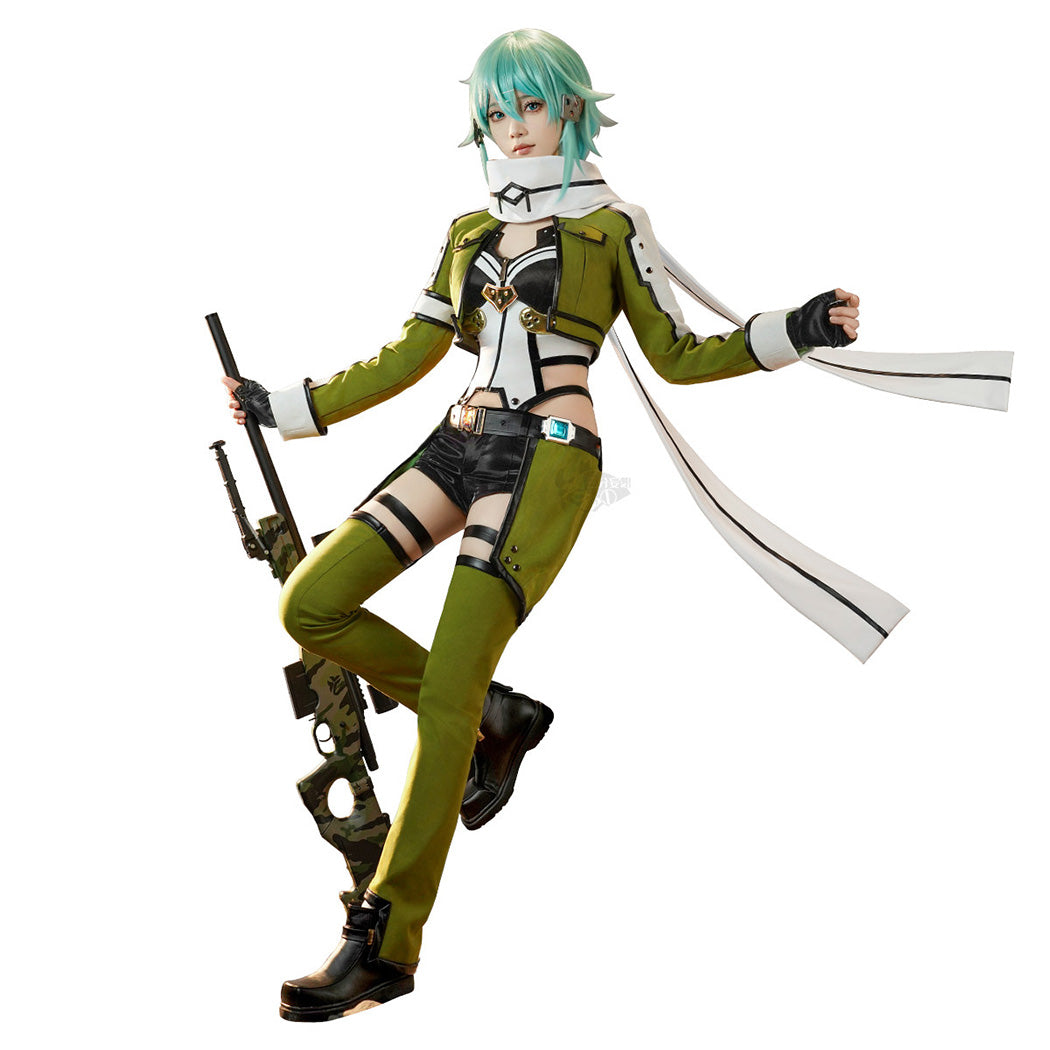 【Nekocos】Anime Cosplay Shino Asada Cosplay Costume Premium Edition | In Stock