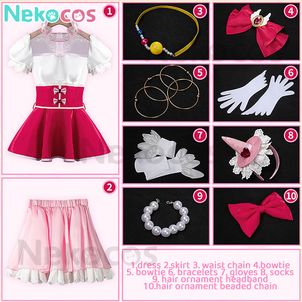 【Nekocos】Anime Pretty Cure Wonderful Cosplay Asahina Mirai Cosplay Costume Premium Edition | Custom-Tailor