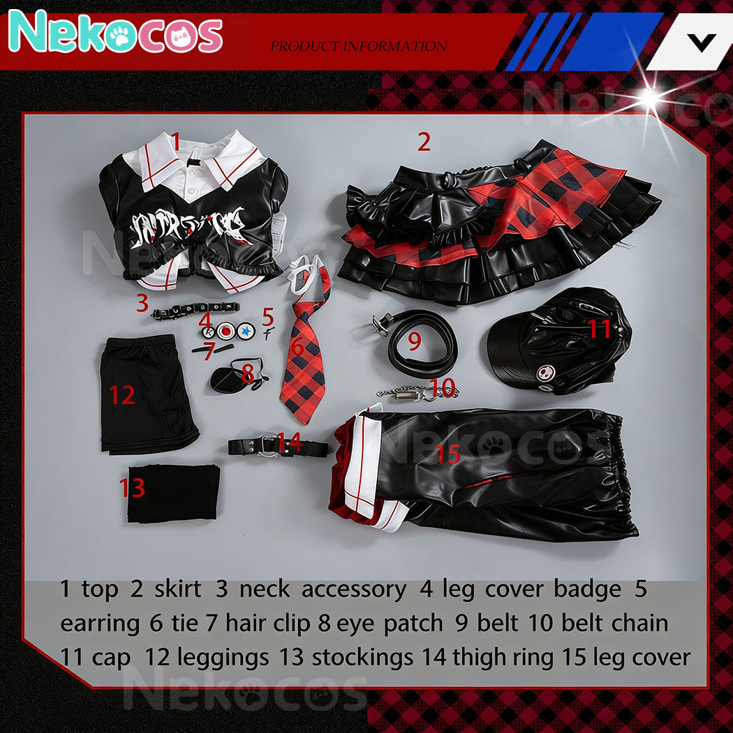 【Nekocos】Anime Neon Genesis Evangelion Cosplay Asuka Langley Soryu Cosplay Costume | In Stock
