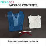 【Nekocos】Anime Neon Genesis Evangelion Cosplay Ayanami Rei Cosplay Costume | In Stock