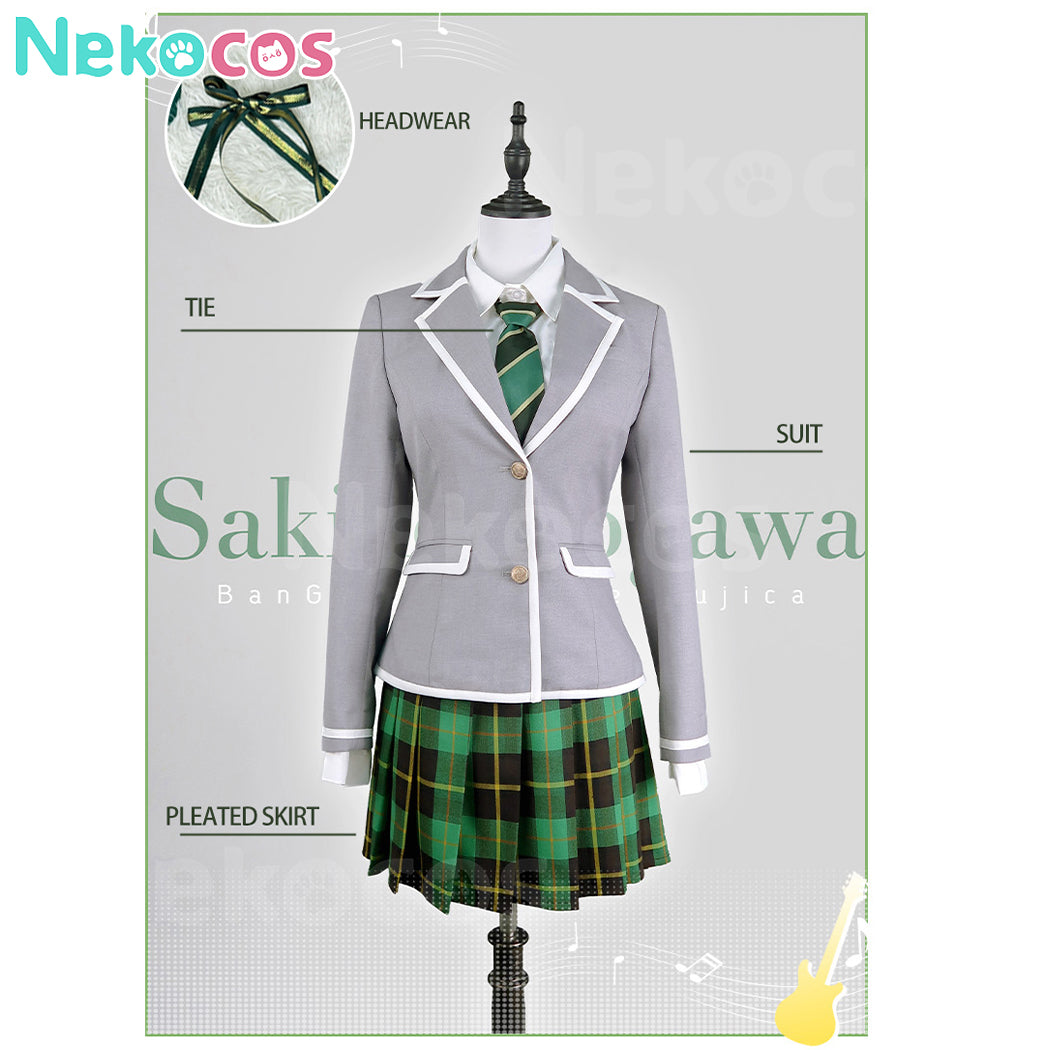【Nekocos】Anime BanG Dream! Ave Mujica Cosplay Sakiko Togawa School Uniform Cosplay Costume | In Stock