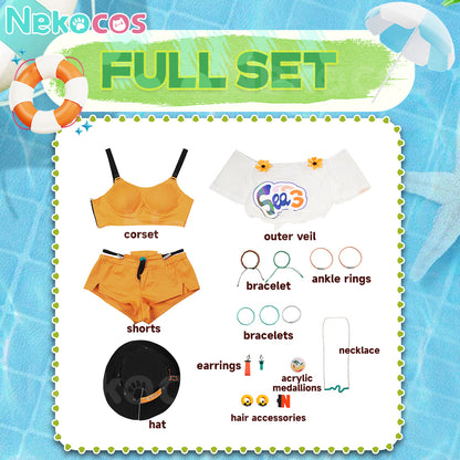 【Nekocos】Game Zenless Zone Zero Cosplay Summer Belle Cosplay Costume | Pre-Sale
