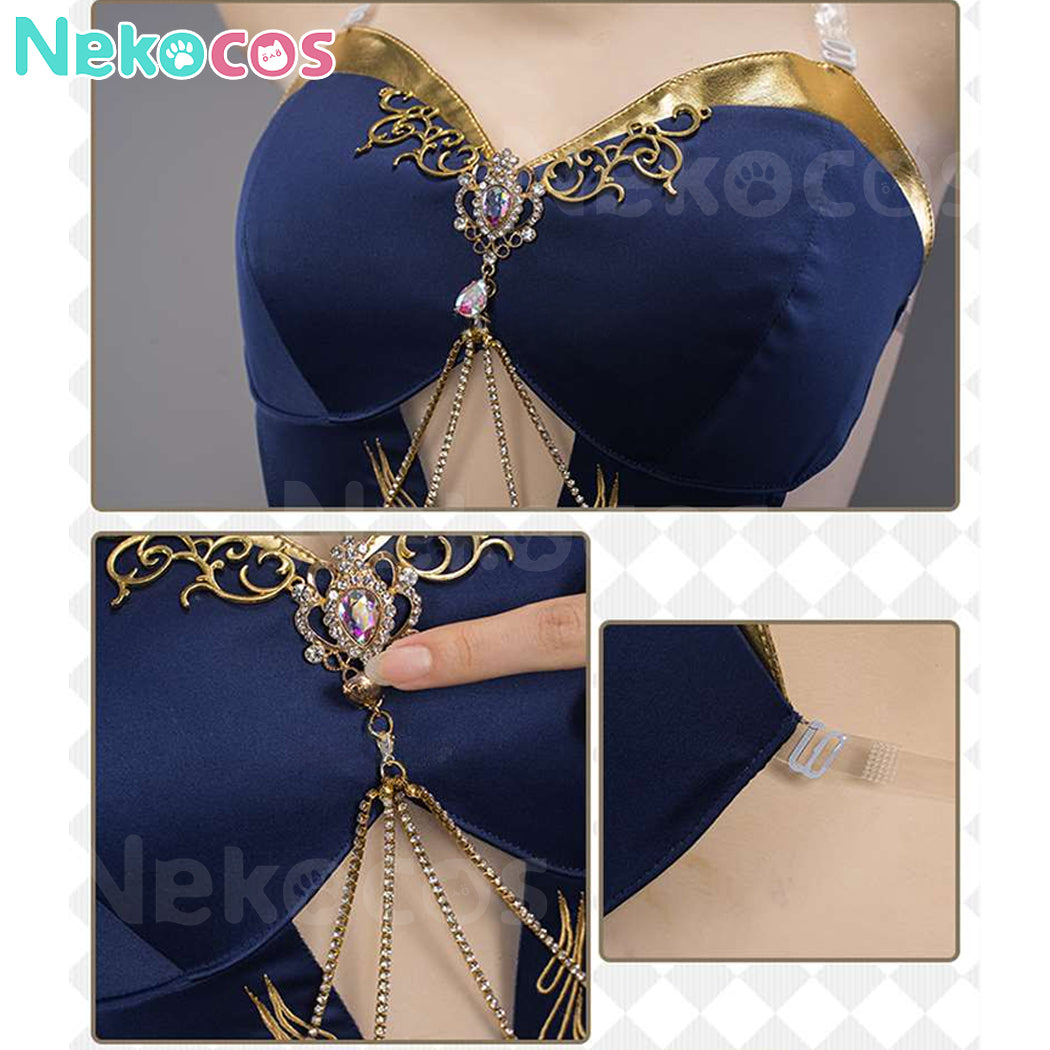 【Nekocos】Anime Code Geass Cosplay C.C. Chessboard Banquet Cosplay Costume Premium Edition | In Stock
