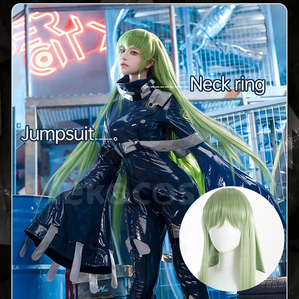 【Nekocos】Anime Code Geass Cosplay C.C. Cosplay Costume Premium Edition | Custom-Tailor