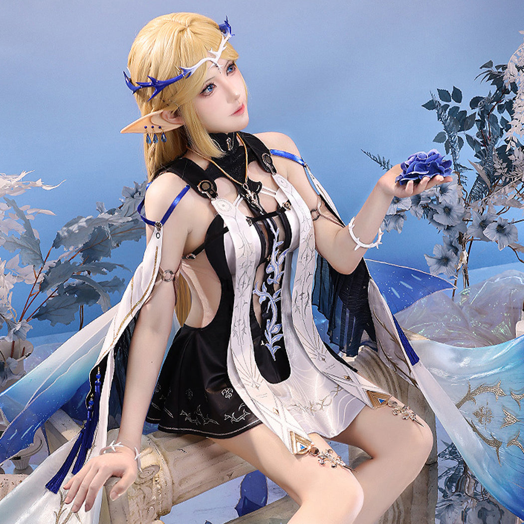 【Nekocos】Game Wuthering Waves Cosplay Cartethyia Cosplay Costume Premium Edition | Pre-Sale