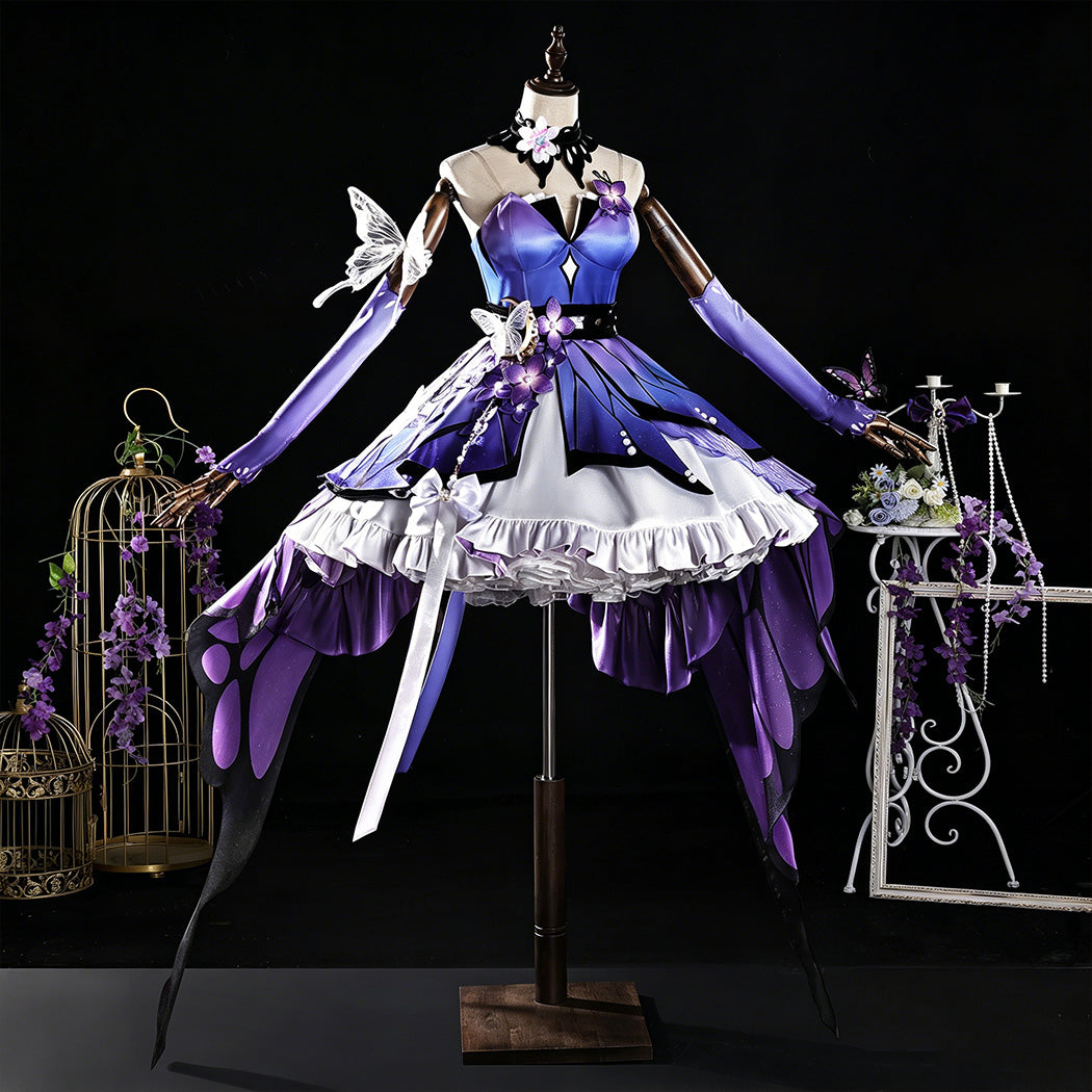 【Nekocos】Game Honkai: Star Rail Cosplay Gossamer Flutter Cosplay Costume | Custom-Tailor
