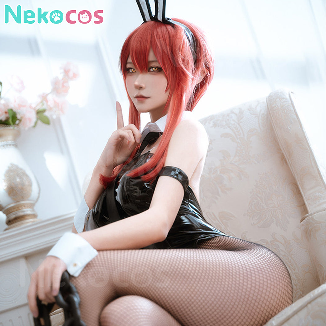 【Nekocos】Anime Makima&Power Bunny Girl Cosplay Costume | In Stock