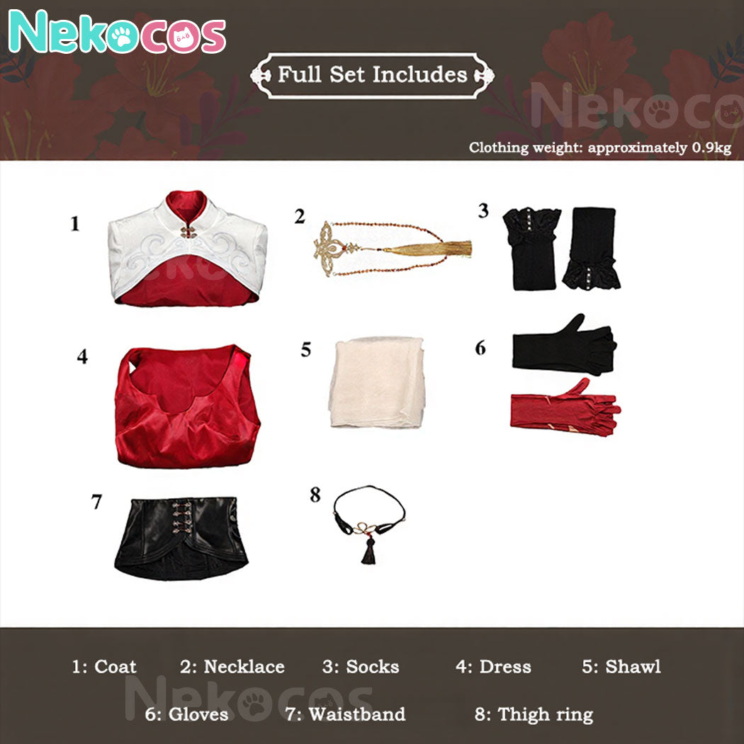 【Nekocos】Game Wuthering Waves Cosplay Changli Cosplay Costume | Custom-Tailor