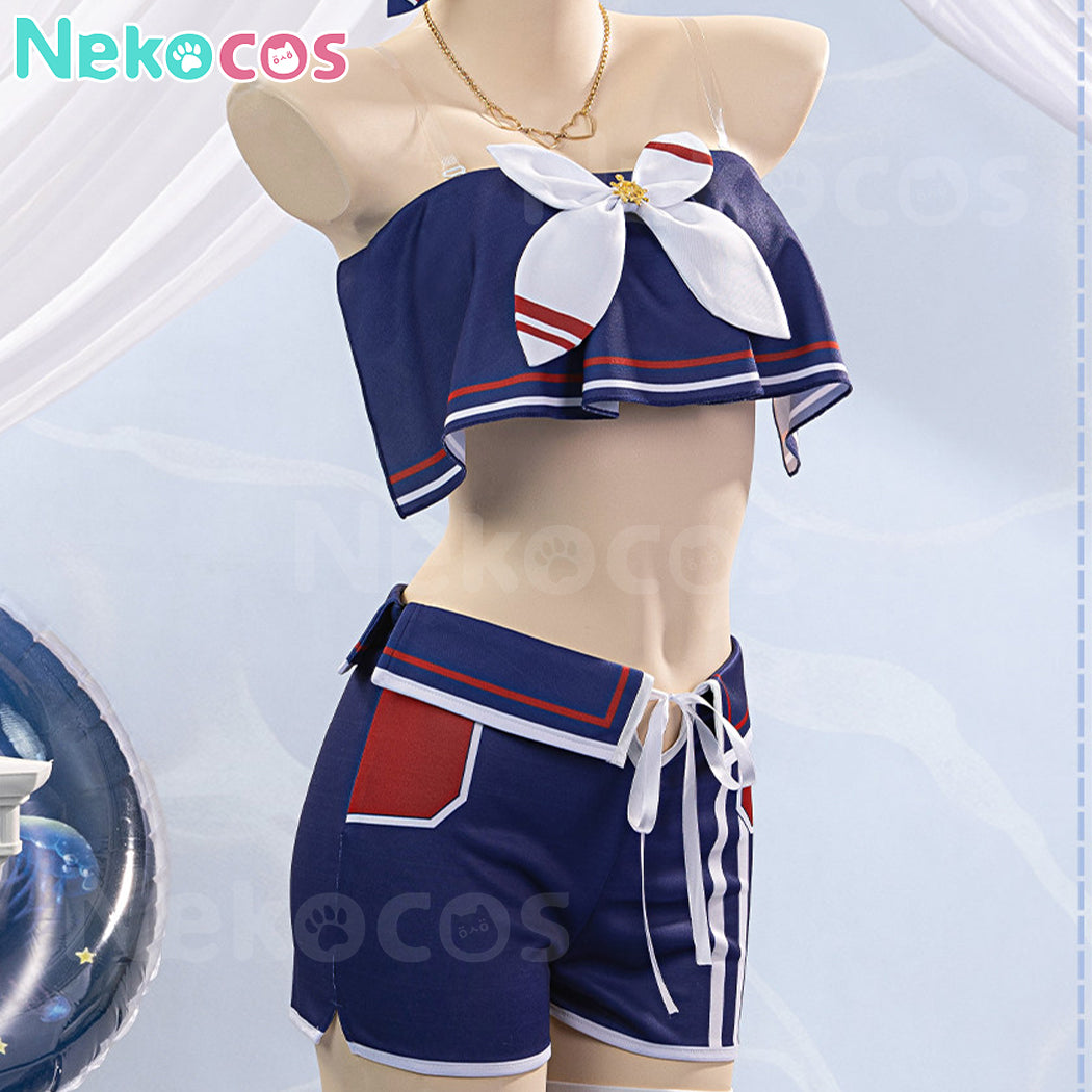 【Nekocos】Game Uma Musume Pretty Derby Cosplay Cheval Grand Swimsuit Cosplay Costume | Custom-Tailor