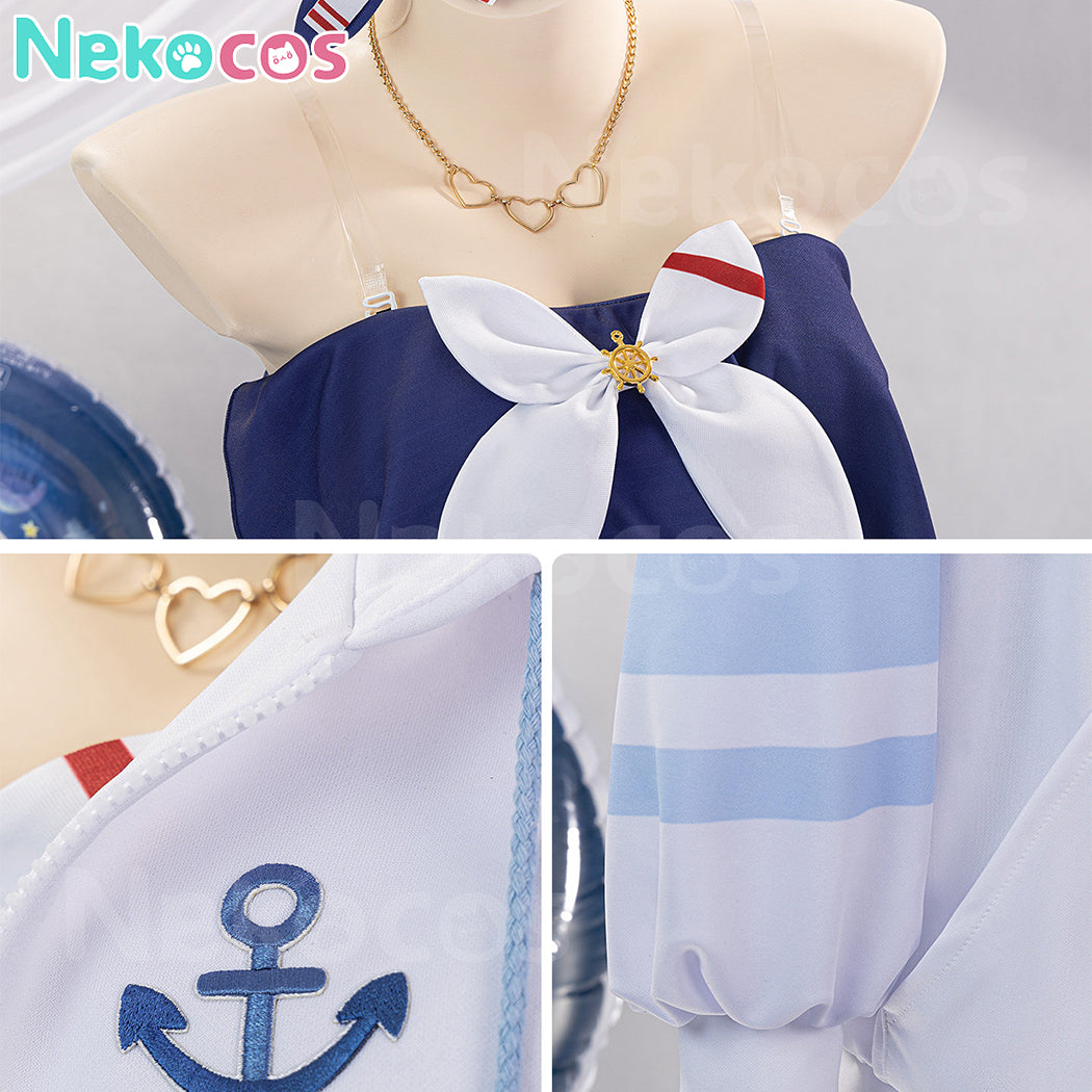 【Nekocos】Game Uma Musume Pretty Derby Cosplay Cheval Grand Swimsuit Cosplay Costume | Custom-Tailor