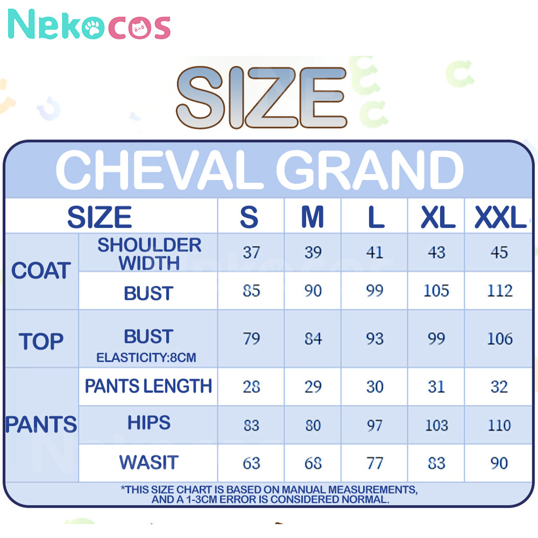 【Nekocos】Game Uma Musume Pretty Derby Cosplay Cheval Grand Swimsuit Cosplay Costume | Custom-Tailor