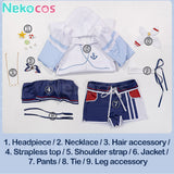 【Nekocos】Game Uma Musume Pretty Derby Cosplay Cheval Grand Swimsuit Cosplay Costume | Custom-Tailor