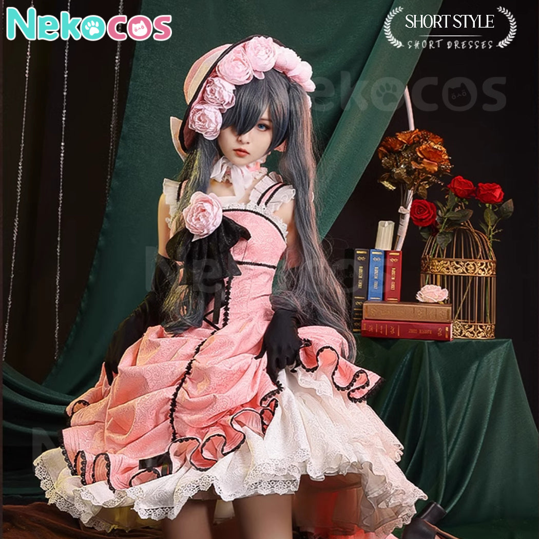 【Nekocos】Anime Black Butler Cosplay Lady Ciel Phantomhive Short Style Cosplay Costume Premium Edition | In Stock