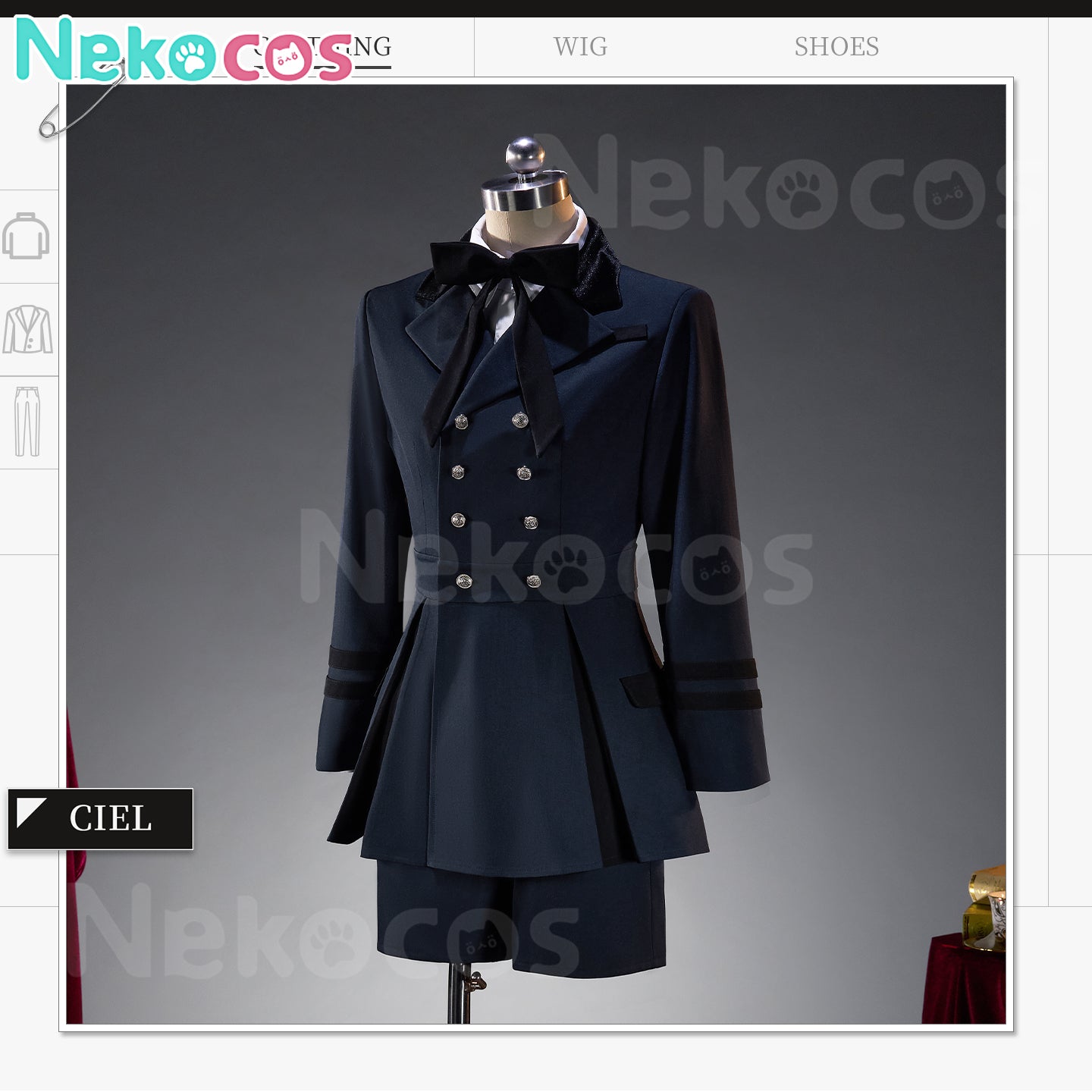 【Nekocos】Anime Cosplay Ciel Phantomhive Costume | Custom-Tailor
