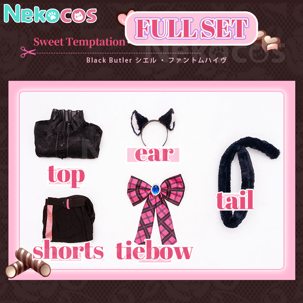 【Nekocos】Anime Black Butler Cosplay Lady Ciel Phantomhive Cosplay Costume | In Stock