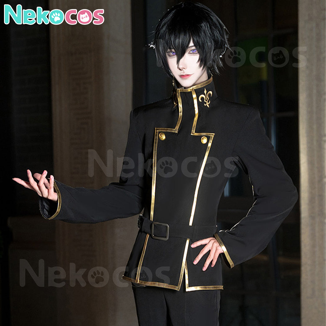 【Nekocos】Anime Code Geass Cosplay Lelouch Lamperouge&CC School Uniform Cosplay Costume | In Stock