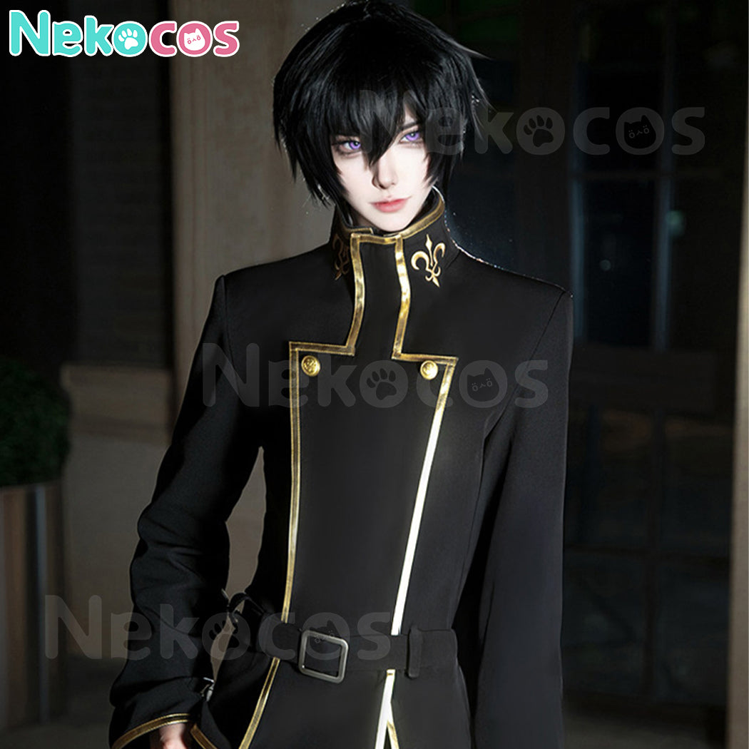 【Nekocos】Anime Code Geass Cosplay Lelouch Lamperouge&CC School Uniform Cosplay Costume | In Stock